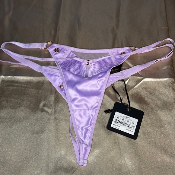 Honey Birdette Jerry Lilac Thong - Picture 3 of 4